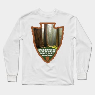 Kings Canyon National Park arrowhead Long Sleeve T-Shirt